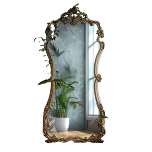 Espejo de maquillaje Universal grande, espejos de diseño de boda para niñas, sala de estar, dormitorio, suelo de cuerpo completo, decoración de habitación - Imagen 6