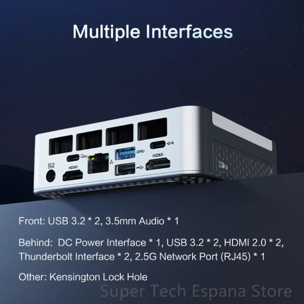 Mini PC ThundeRobot, ordenador de escritorio barato y potente con Intel Core i7-13620H - Imagen 6