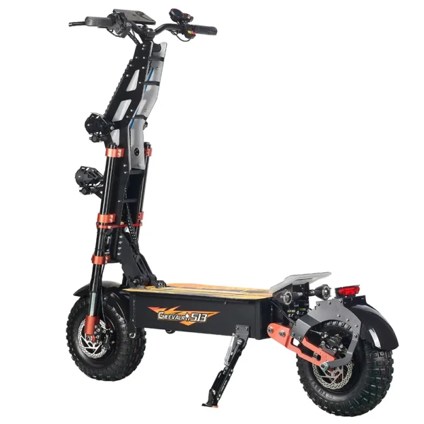 Cheevalry-patinete eléctrico S13 para adulto, Scooter todoterreno potente con Batería de 60V y 40Ah, 2x4000W - Imagen 3