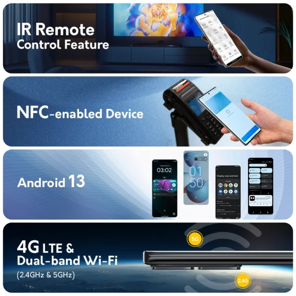 Ulefone-teléfono inteligente Note 17 Pro versión Global, dispositivo con pantalla curva AMOLED de 6,78 pulgadas, 120HZ, 24GB + 256GB, cámara de 108MP, Android 13, 5050mAh - Imagen 6