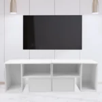 Tablero de mueble para TV, mueble para el hogar, conjunto de Panel de soporte para TV con cajón de luz LED, muebles para el hogar y la sala de estar, soporte para TV