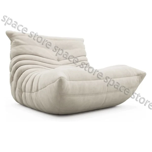 Oruga-sofá individual perezoso, Tatami, sala de estar, dormitorio, encantador, ocio, silla de lectura, balcón, mecedora - Imagen 4