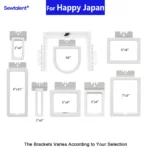 Happy Japan HCS HCH HCD HCU HCR HCM HCG máquinas de bordar de un solo cabezal con Mighty Hoop 8 en 1 Kit de marco de aro magnético rápido