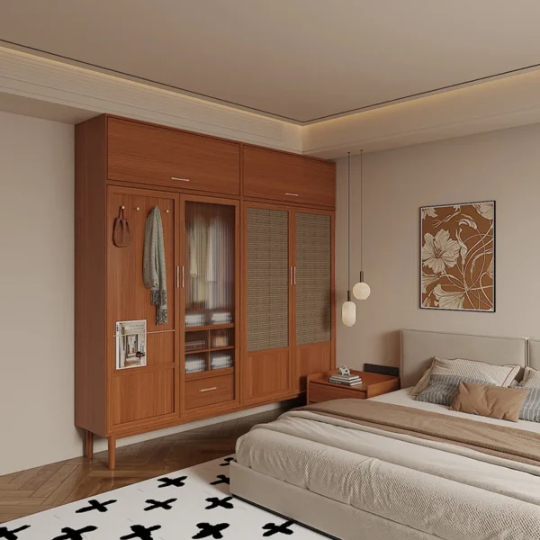 Armarios Vintage medianos, almacenamiento De Ropa De madera, armarios abiertos baratos para niñas, estante para dormitorio, Armario De Ropa, muebles para el hogar