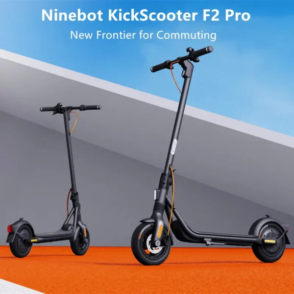 Patinete eléctrico Ninebot por Segway F2 Pro, patinete eléctrico Original con velocidad máxima de 32 km/h, Motor de 900W, rango máximo de 55km, STOCK en la UE - Imagen 2