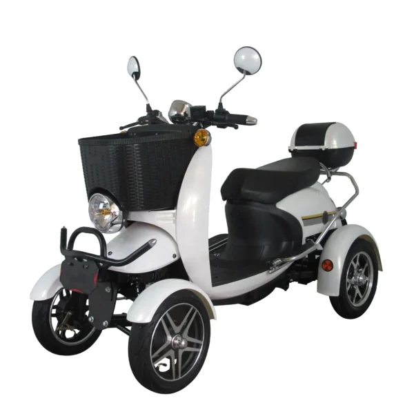 bicicleta eléctrica de la vespa del pasajero 48v 500w de 4 ruedas para discapacitados