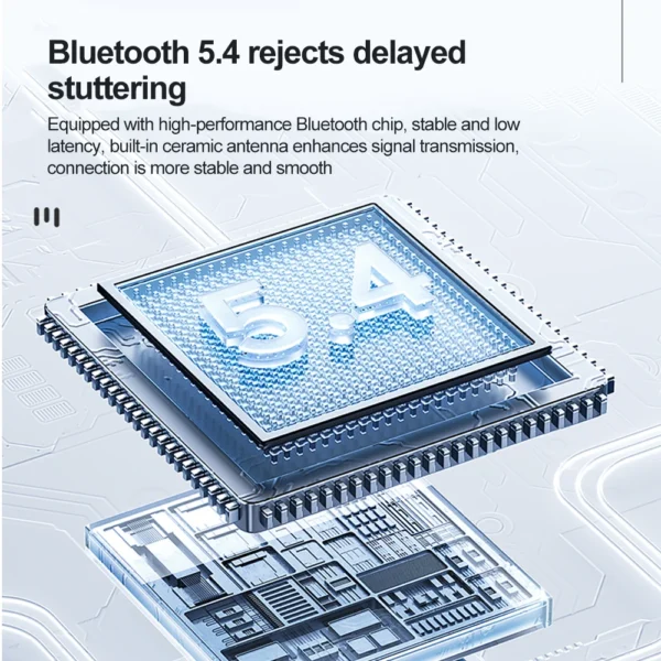 Transmisor receptor de Audio Bluetooth 5,4 2 en 1, adaptador inalámbrico estéreo Hifi, AUX de 3,5 MM con micrófono para coche, TV, PC, altavoz con cable - Imagen 5