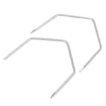 Herramienta de extracción de Radio Estéreo de coche, llave para Vauxhall, Opel, Corsa C, Meriva, 2 unids/lote por par