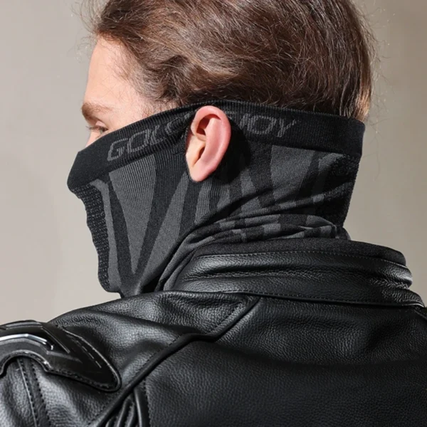Pasamontañas transpirable para motocicleta, cubierta de bufanda, máscara facial, capucha para Moto, capucha para cuello - Imagen 6