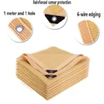 Red parasol de HDPE para jardín, protección UV, pérgola exterior, cubierta solar, toldo de piscina, vela para cobertizo de plantas, 90% de sombreado