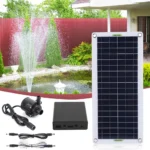 Bomba de agua con energía Solar de 18V y 30W y Panel de fuente para piscina de pecera de jardín con fácil instalación, Kit de ahorro de energía
