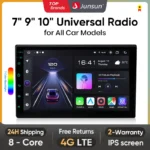 Junsun -reproductor Multimedia con Android para coche, Radio Universal con CarPlay, 4G, 7 ", 9", 10,1 ", para VW, Volkswagen, Fiat, Renault, Nissan, hyund