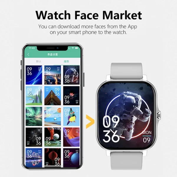 Reloj inteligente deportivo, reloj deportivo, Monitor de salud, reloj inteligente resistente al agua, relojes de llamada Bluetooth para hombres y mujeres, IOS, Xiaomi, Huawei 2024 - Imagen 3