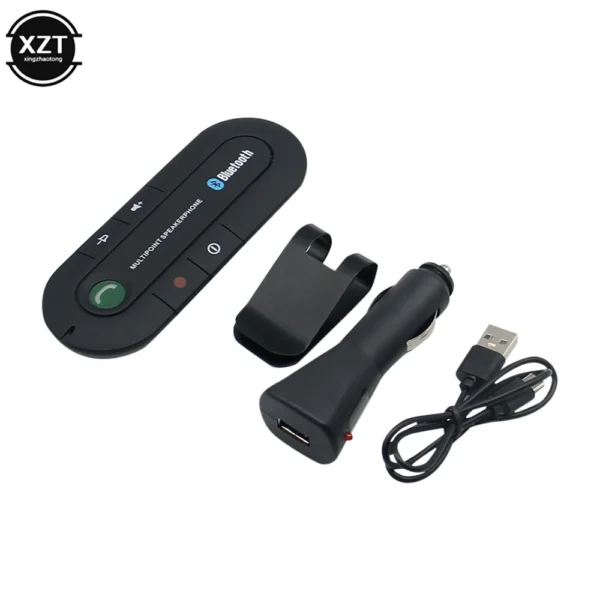 Altavoz inalámbrico 4,1 + EDR para coche, Kit de manos libres, reproductor de música MP3, alimentación USB, receptor de Audio, Clip para visera solar, compatible con Bluetooth, nuevo