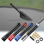 Para Mini Cooper S R56 accesorios JCW F55 F56 R55 R60 R61 F60 R50 Countryman Clubman 8cm fibra de carbono antena corta de techo automático