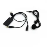 Biurlink 150CM Universal coche AUX USB Bluetooth adaptador de música micrófono inalámbrico Bluetooth manos libres para Honda