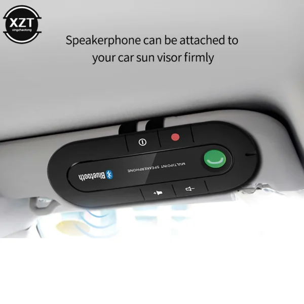Altavoz inalámbrico 4,1 + EDR para coche, Kit de manos libres, reproductor de música MP3, alimentación USB, receptor de Audio, Clip para visera solar, compatible con Bluetooth, nuevo - Imagen 5