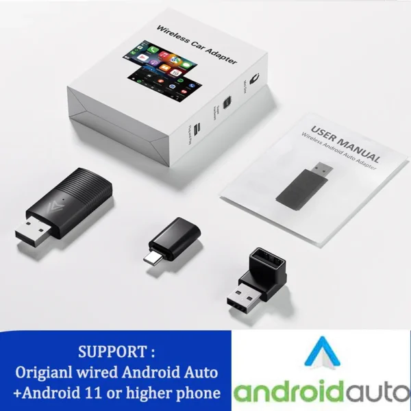 Ottomotion MINI adaptador inalámbrico Android Auto USB Stick accesorios de coche para Skoda VW Mazda Toyota Kia Ford para teléfono Android - Imagen 3