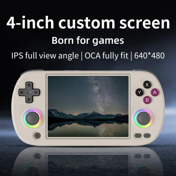 ANBERNIC-consola de juegos portátil Retro RG40XX H, 64 bits, Linux, pantalla IPS de 4,0 pulgadas, Compatible con WiFi 5G, Bluetooth, salida de HDMI-TV, RG40XXH - Imagen 2