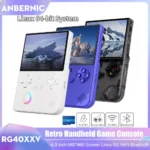 Consola de juegos portátil Retro RG40XXV, pantalla de 4,0 pulgadas, 640x480, sistema Linux, 5G, WiFi, Bluetooth, HDMI, salida de TV, reproductor de videojuegos