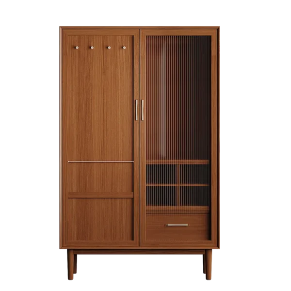 Armarios Vintage medianos, almacenamiento De Ropa De madera, armarios abiertos baratos para niñas, estante para dormitorio, Armario De Ropa, muebles para el hogar - Imagen 6