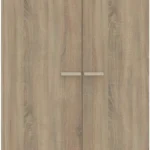 Armario Dormitorio Ropero 2 Puertas, Roble Cambrian, 180x79x52 cm(Alto x Ancho x Fondo), Mueble Auxiliar Moder