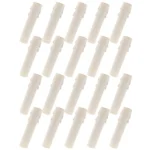 20 piezas de cubiertas de enchufe de luces colgantes de velas con funda de plástico en forma de lágrima