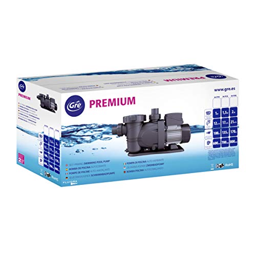 Bomba de piscina Gre 20m3/h 900 W 600 mm