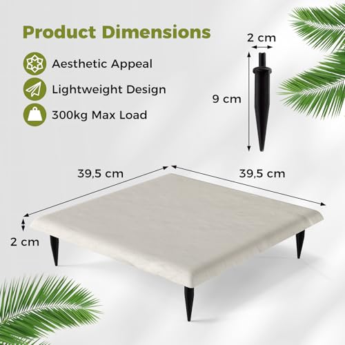 Caminos De Piedra Decorativa GIANTEX 39,5 x 39,5 cm