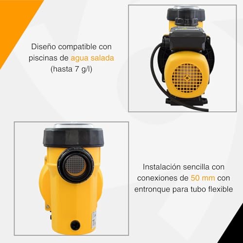 Bomba de piscina ESPA 17.400 l/h 15M 745W 1 HP
