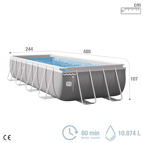 Depuradora de piscina INTEX 488x244x107 cm