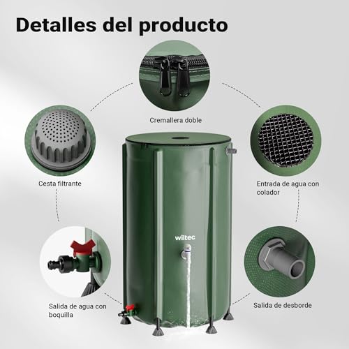 Sistema De Riego Wiltec 250 litros