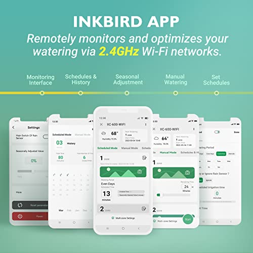 Programador de riego Inkbird WiFi