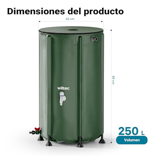 Sistema De Riego Wiltec 250 litros