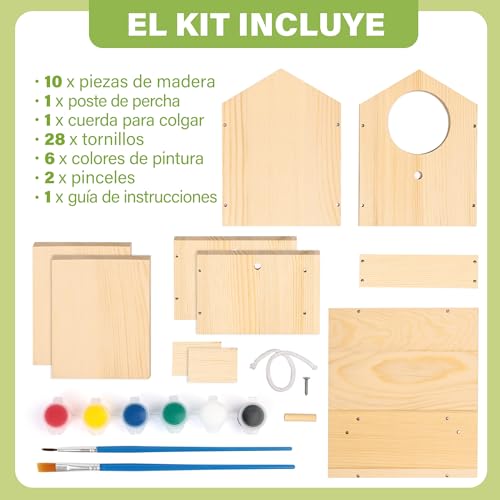 Casita Para Pajaros LotFancy