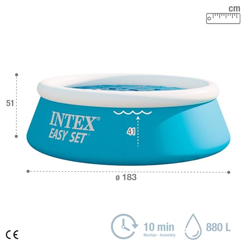 Piscina desmontable Intex 183x51 cm 880 litros