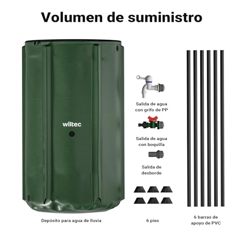 Sistema De Riego Wiltec 250 litros