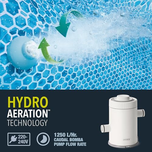 Depuradora de piscina Intex cartucho con depuradora 1.250 l/h 7.900 L