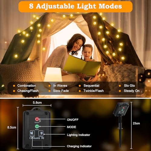 Guirnaldas Solares Exteriores Realky solar 13.2M