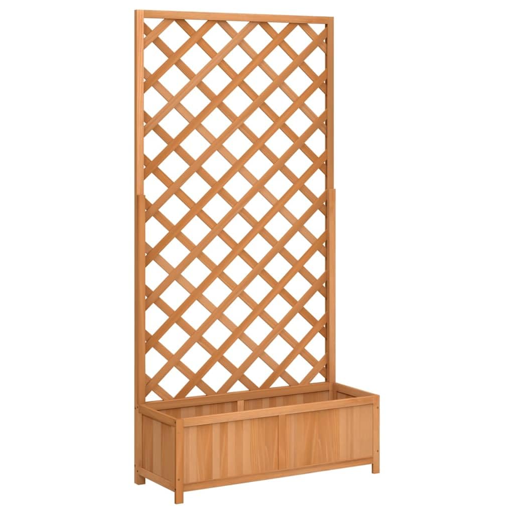 Jardinera Elevada De Madera vidaXL 90x35x180 cm