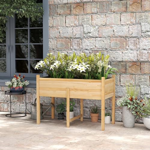 Mesa De Cultivo Para Huerto Urbano Outsunny 115x55x80 cm