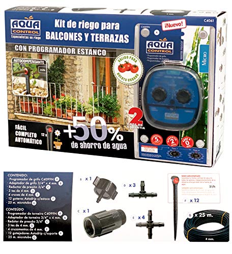 Goteros regulables Aqua Control 2 l/h 4 mm