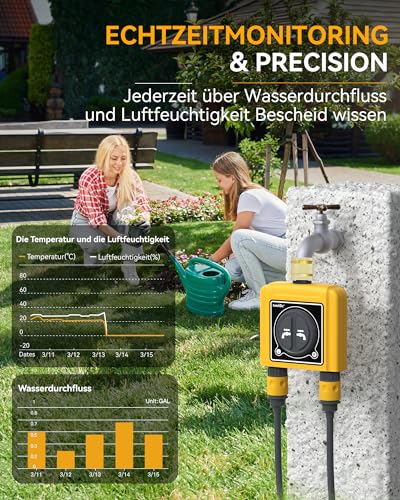 Programador de riego RAINPOINT WiFi latón 2 Salidas