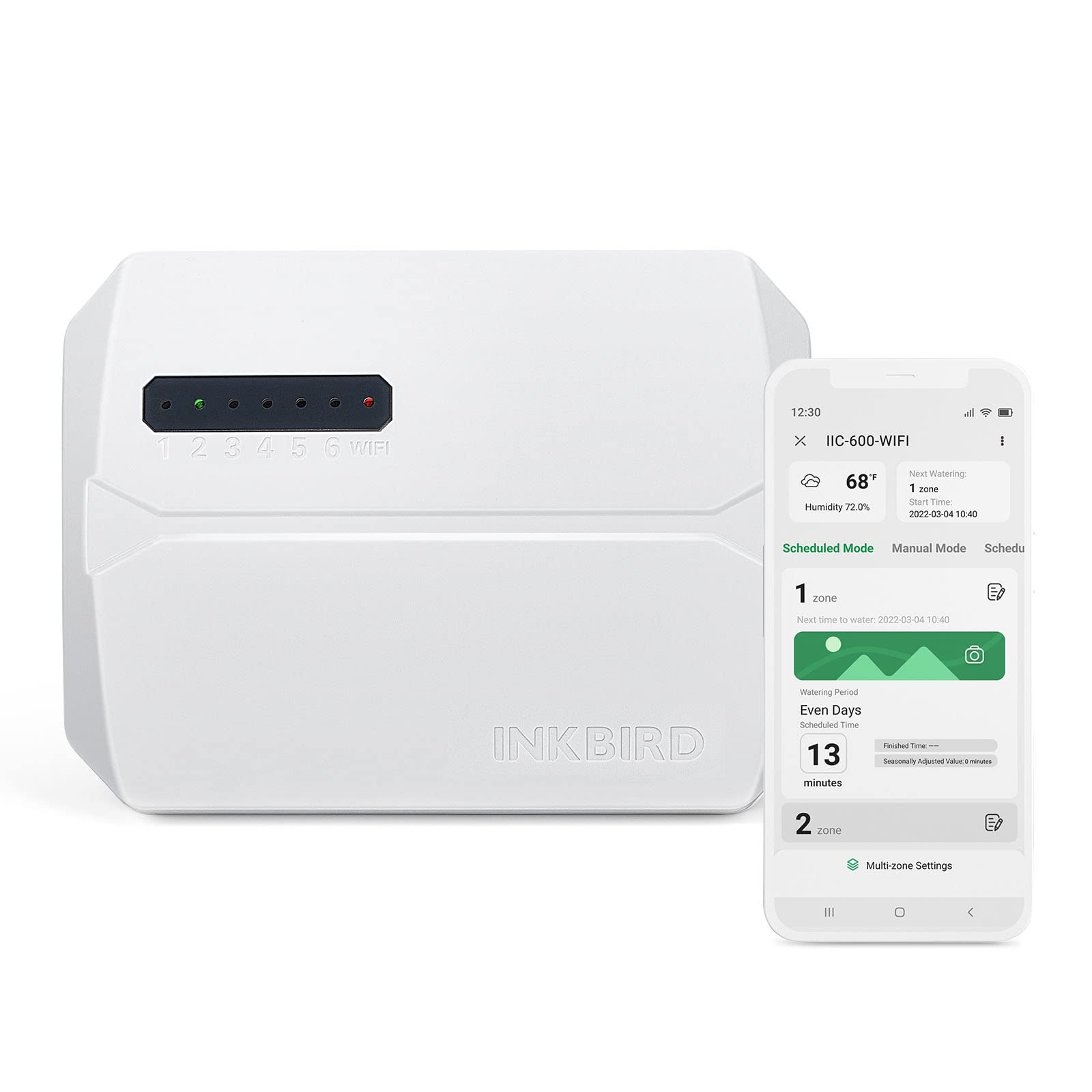 Programador de riego Inkbird WiFi
