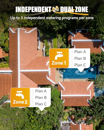 Programador de riego RAINPOINT WiFi latón 2 Salidas