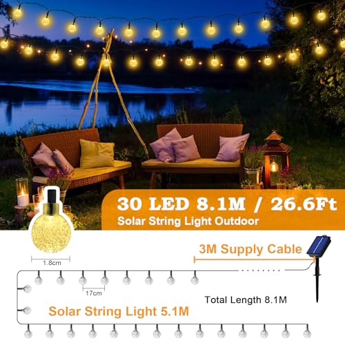 Luces Solares Para Jardin Realky solar 8.1M