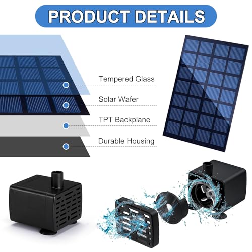 Fuente Solar Pequeña Fuente solar 2.5w 3M