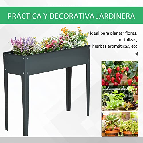 Mesa De Cultivo Para Huerto Urbano Outsunny 100x30x80 cm