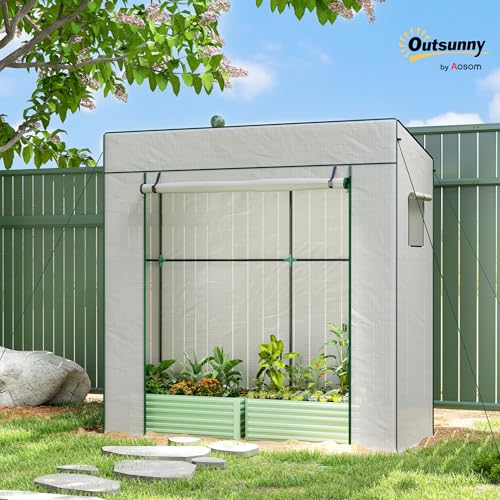 Invernadero exterior Outsunny 196x77x197 cm