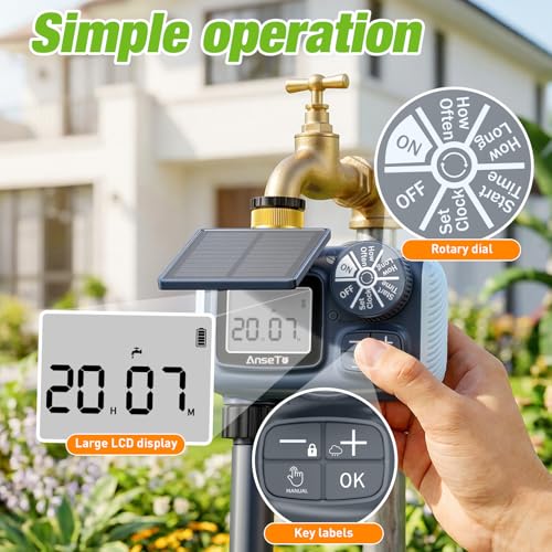 Programador de riego solar